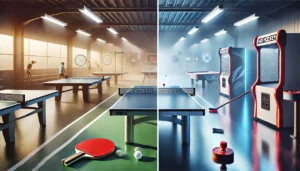 Table Tennis and air Hockey