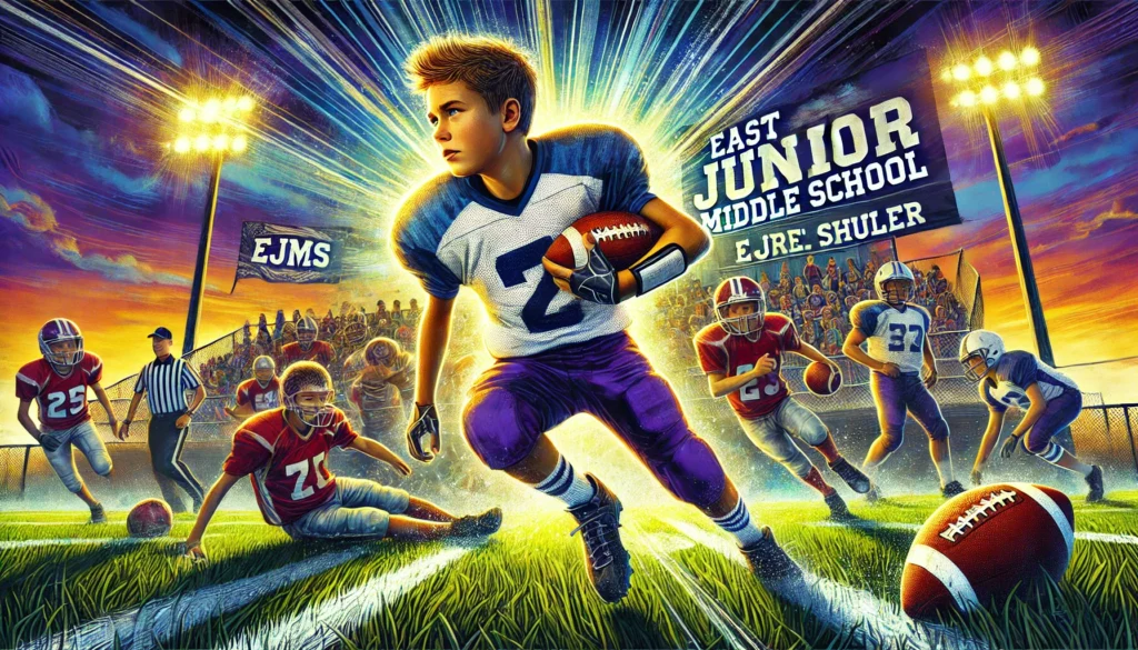 Gabriel Shuler EJMS Football Rising Star in Middle School Athletics